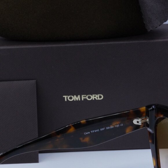 Final Price! Tom Ford Cara FT0940 55F Vintage Dark Havana Sunglasses main image 4